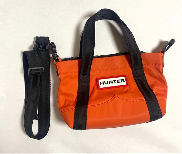 【美品】 ハンター HUNTER ショルダーバッグ トートバッグ
