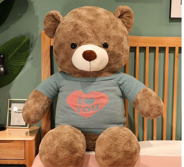 大きなクマのぬいぐるみ IYOUセーター ブラウン