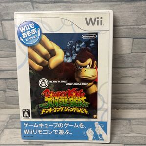 【Wii】 Wiiであそぶ ドンキーコング ジャングルビート パッケージ汚れ有 ディスク綺麗 動作確認済 Wii ゲームソフト