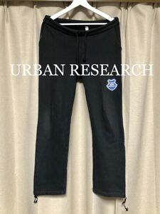 URBAN RESEARCH чёрный тренировочный брюки! сделано в Японии! Urban Research 