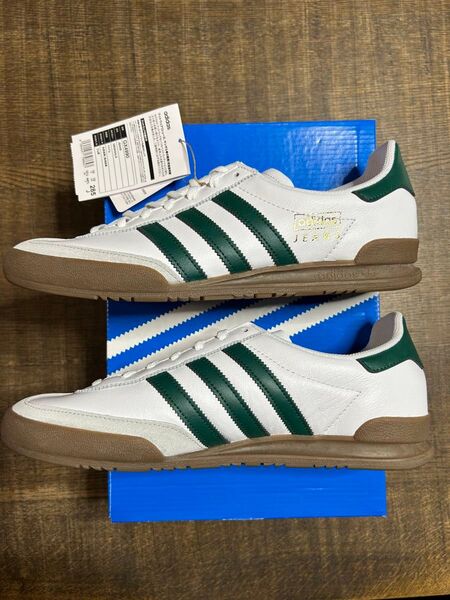 未使用新品◇adidas ORIGINALS『JEANS GX4990』◇28.5cm◇ホワイト×グリーン◇元箱有