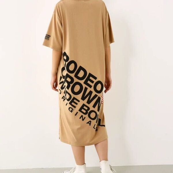 新品 訳ありRODEO CROWNS WIDE Tシャツワンピ訳あり