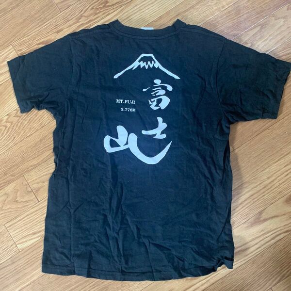 富士山 Tシャツ ブラック