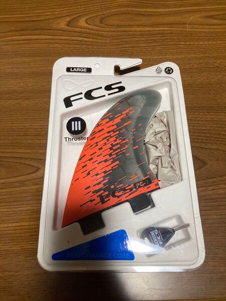 FCS サーフィン フィン PC-7 LARGE トライフィン パフォーマンスコア 未使用