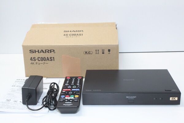 SHARP/4Kチューナー/4S-C00AS1 ⑥