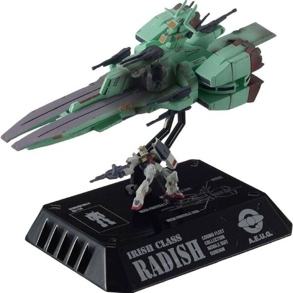 機動戦士ガンダム コスモフリートコレクション ACT3 ラーディッシュ (ダメージ) & ガンダムマーク2 (エゥーゴ) 外箱無