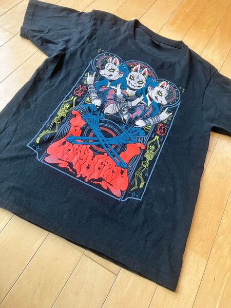BABYMETAL NATSU MATSURI TEE2023年夏フェスTシャツサイズMブラック