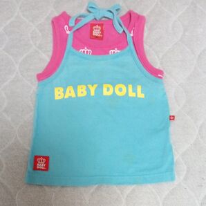 BABY DOLL キャミソール ホルターネック風 90サイズ