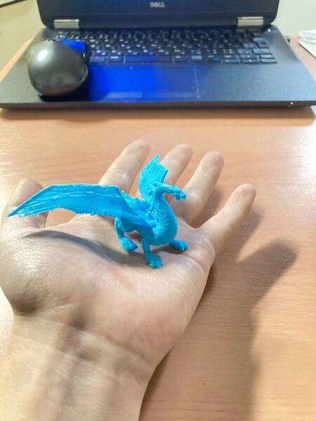 3Dプリンター製 ドラゴンフィギュア