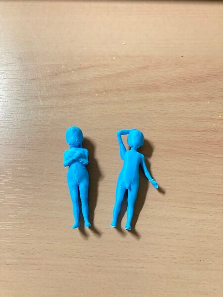 3Dプリンター出力 フィギュア 2体セット