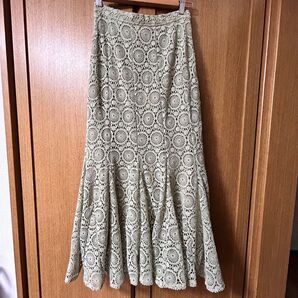 Ungrid アングリッド マーメイドレースマキシスカート