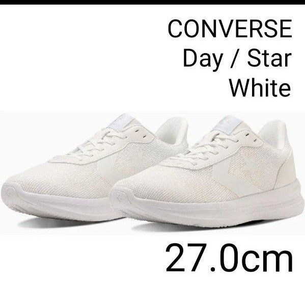 27.0cm メンズ コンバース(CONVERSE) ランニングシューズ デイスター 34201870 White