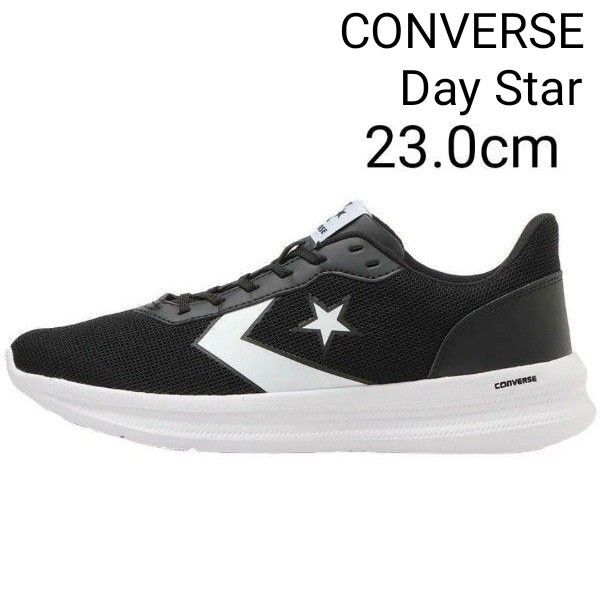 23.0cm コンバース(CONVERSE) ランニングシューズ デイスター 34201870 Black / White 3E