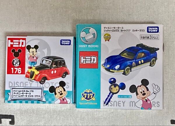 タカラトミー (TAKARA TOMY) ドリームトミカ ディズニーモータース ミッキーマウス ミニカー 2台セット