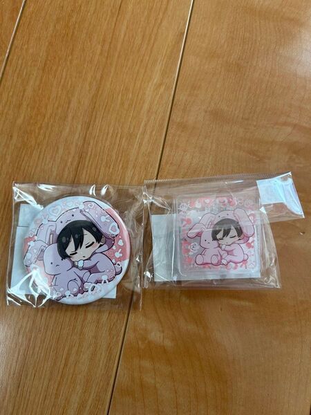 桜蘭高校ホスト部 くじメイト 缶バッジとアクリルクリップのセット