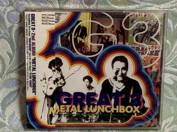 CD　GREAT3 / METAL LUNCHBOX ★新品未開封★