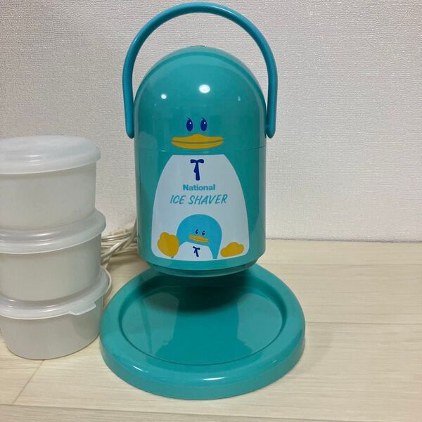 電動かき氷機ふわふわのかき氷機製氷カップ3個付き