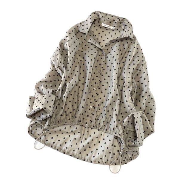 【良品】アメリカンホリック ドットドロスシャツ 長袖 サイズM