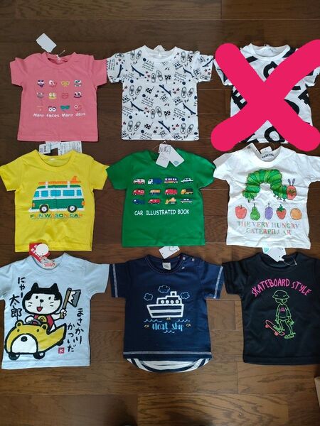 80cmTシャツ8枚セット