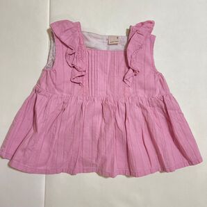 petitmain * ノースリーブフリルチュニック 80㎝