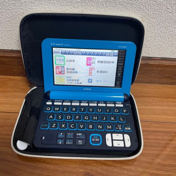 CASIO EX-word 電子辞書 XD-K4800 ブルー