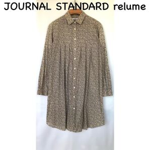 JOURNAL STANDARD relume 花柄長袖ワンピース