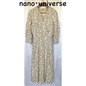 nano・universe 7分袖ワンピース