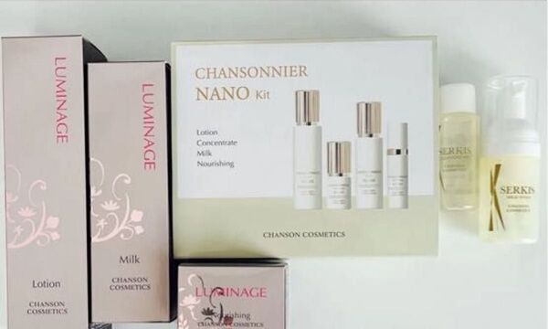 シャンソン化粧品、ルミネージュローション、ミルク、ナリシング