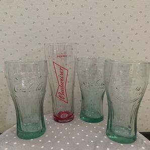 コカコーラ等グラス 4本セット