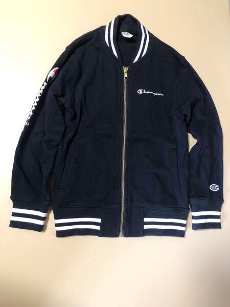Champion ジップアップジャケット 120 ブラック チャンピオン 120 子供服