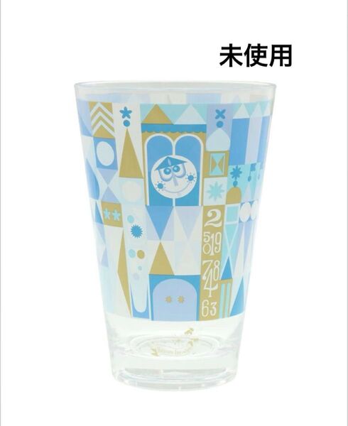 イッツアスモールワールド柄 タンブラー 青1点のみ(コップ グラス 食器 ディズニーリゾート限定) ディズニー