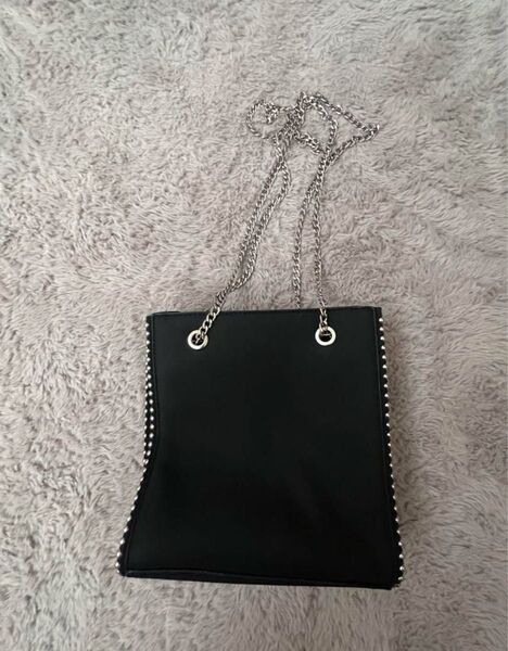 グレイル GRL バッグ 黒 チェーン ブラック