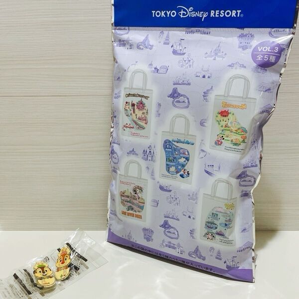 【ディズニー】ランダムトートバッグVOL.3(全5種) クリッターカントリー おまけイースターピンバッジ付き