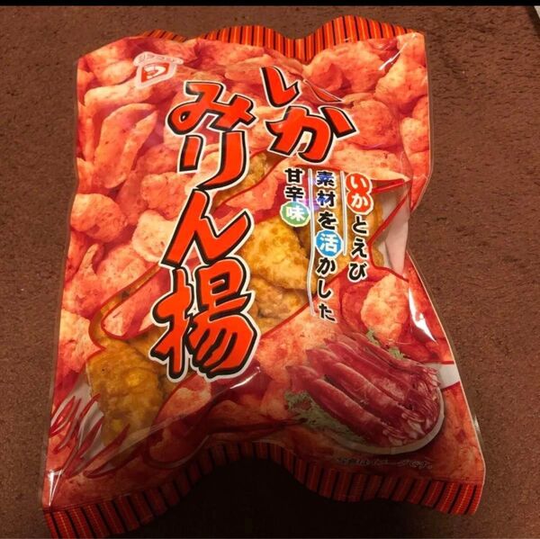 いかみりん揚げ イカ エビ 素材を活かした 甘辛味 みりん醤油の甘辛さ 油菓子