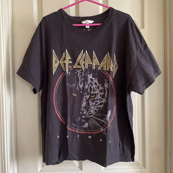 def leppard デフレパード バンドTシャツ Tシャツ 半袖 PUNK XLサイズ