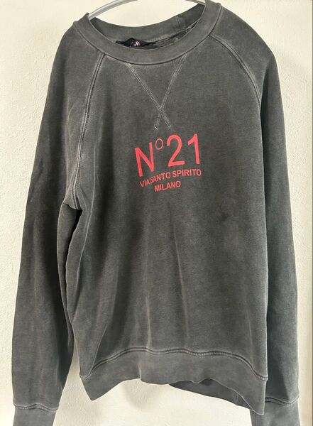N°21 ヌメロヴェントゥーノ スウェット トレーナークルーネック S