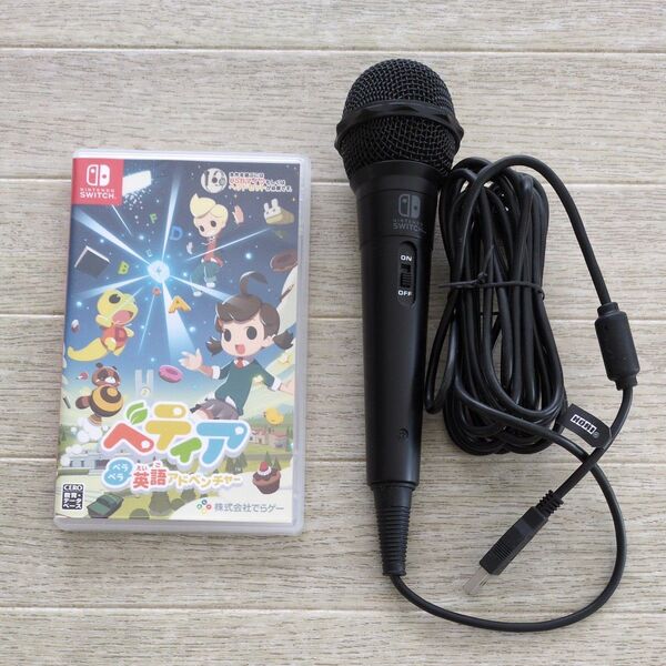 【Switch】 ベティア ペラペラ英語アドベンチャー カラオケマイク