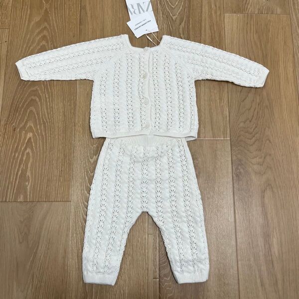 【 新品未使用 】 ZARA baby ニットセットアップ