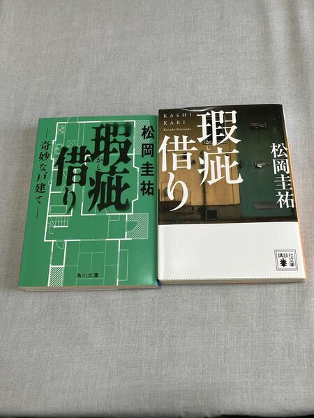 瑕疵借り 瑕疵借り奇妙な戸建て 松岡圭祐 文庫2冊 ミステリホラー
