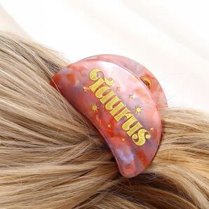 【新品】 ヘアクリップ 星座 おうし座 Taurus 送料込 匿名配送 即発送