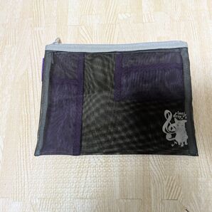 class A crop メッシュポーチ 黒 ブラック
