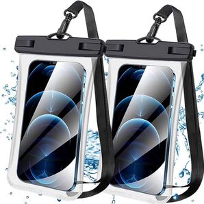 【新品未使用品】スマホ 防水ケース 2024新登場・2枚セット IPX8認定 密封 完全防水