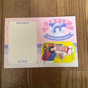 長期保存 新品 未使用★telephone card タッチ あだち充