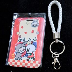 パスケース キーケース キャラクター 定期入れ キーホルダー ラブブ LABUBU