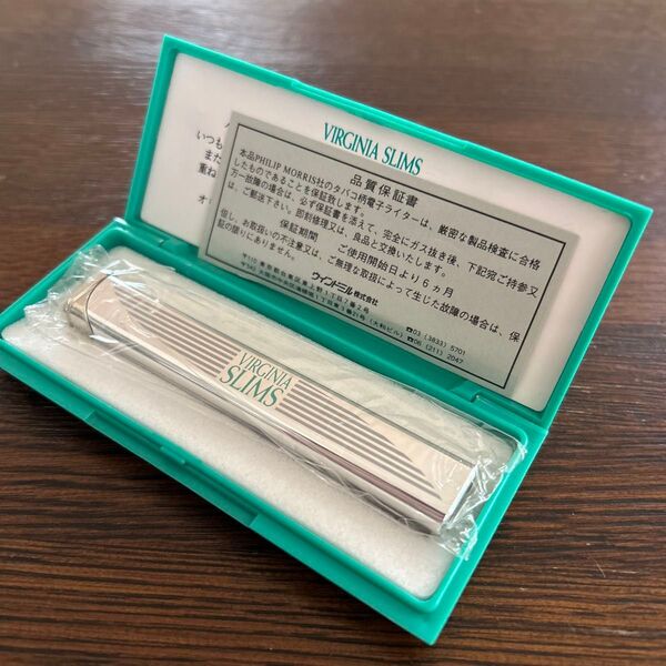 【レア】バージニア(VIRGINIA SLIMS )タバコライター シルバー 未使用 非売品