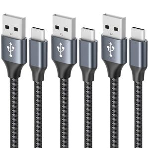 USB Type C 3本 1m×2 2m×1 3A 急速充電 cタイプ