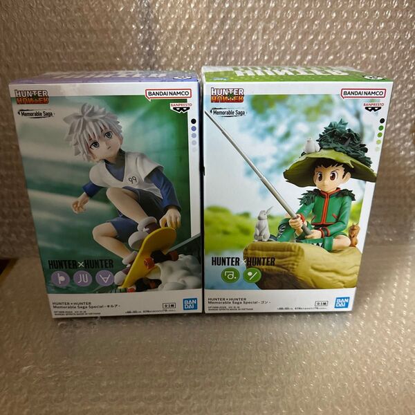 新品未開封 HUNTER HUNTER キルア ゴン Memorable Saga Special フィギュア