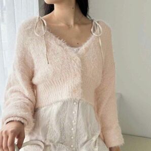 NICE CLAUP あざとモテ2枚セットワンピース カーディガンのみ