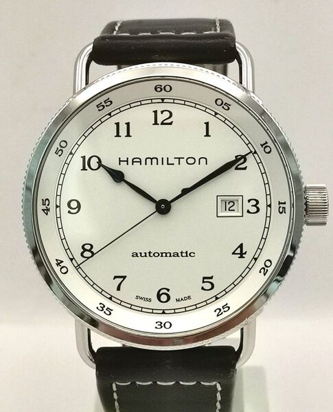 HAMILTON ハミルトン H777150 カーキ ネイビー パイオニア メンズ 自動巻き 時計
