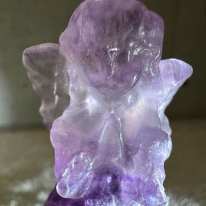 1652【カービング】フローライト 天使
